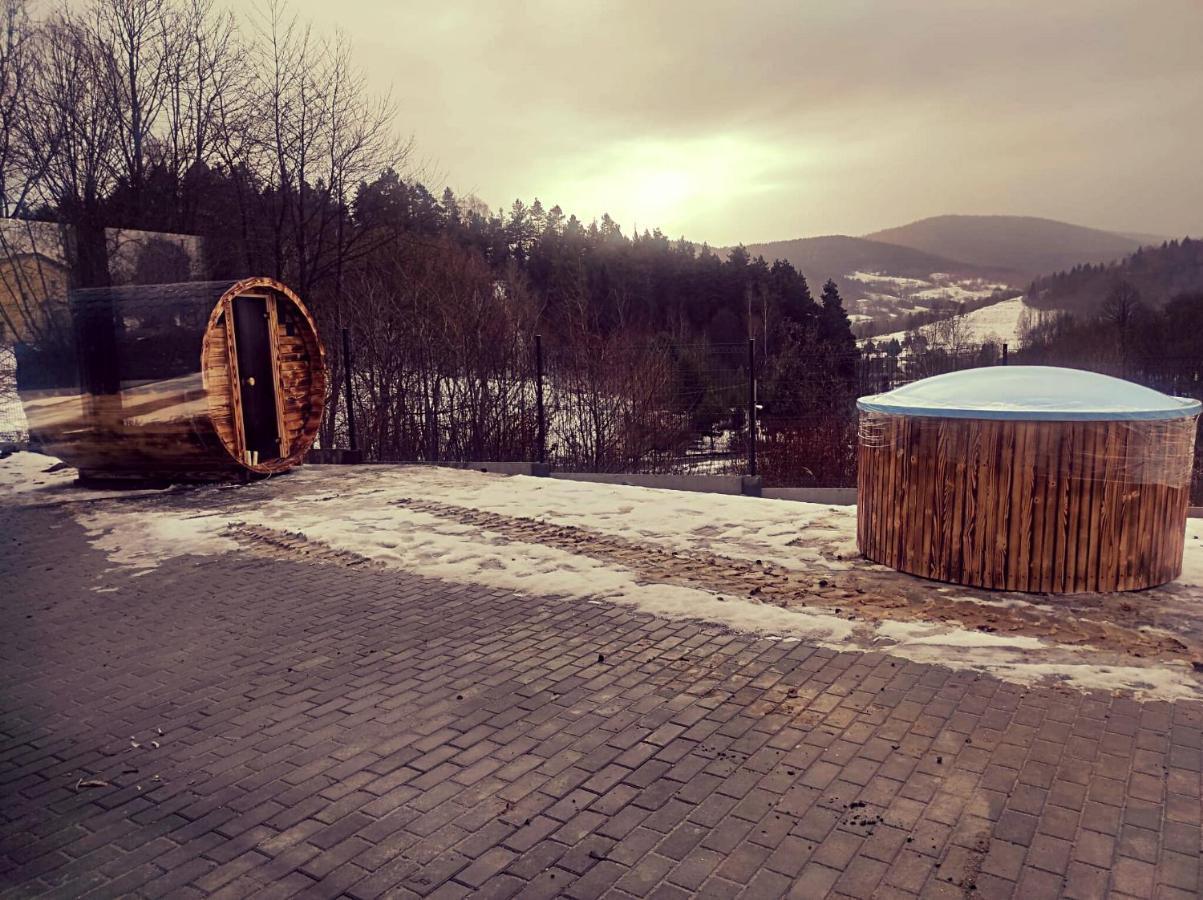 Sarnie Wzgorze Sucha Beskidzka Sauna Jacuzzi Kukow Buitenkant foto